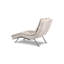 St Ives Leather Look Fabric Adjustable Backrest Indoor Chaise Lounge with Cushion-1418128253