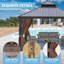 12 pi. L 12 pi. D Pavillon de jardin en aluminium