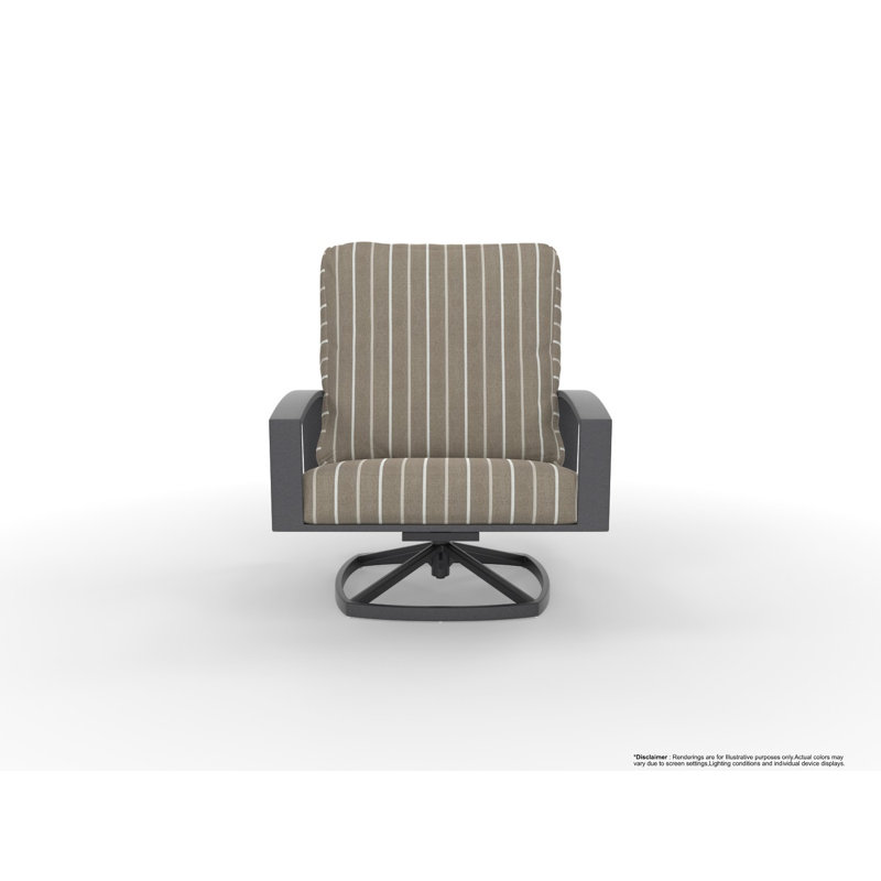 Arc Outdoor Lounge Chair, Trax Sequoia, Graphite