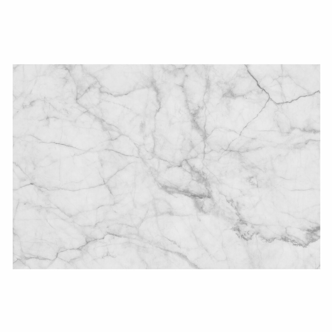 Seidenmatte Tapete Bianco Carrara