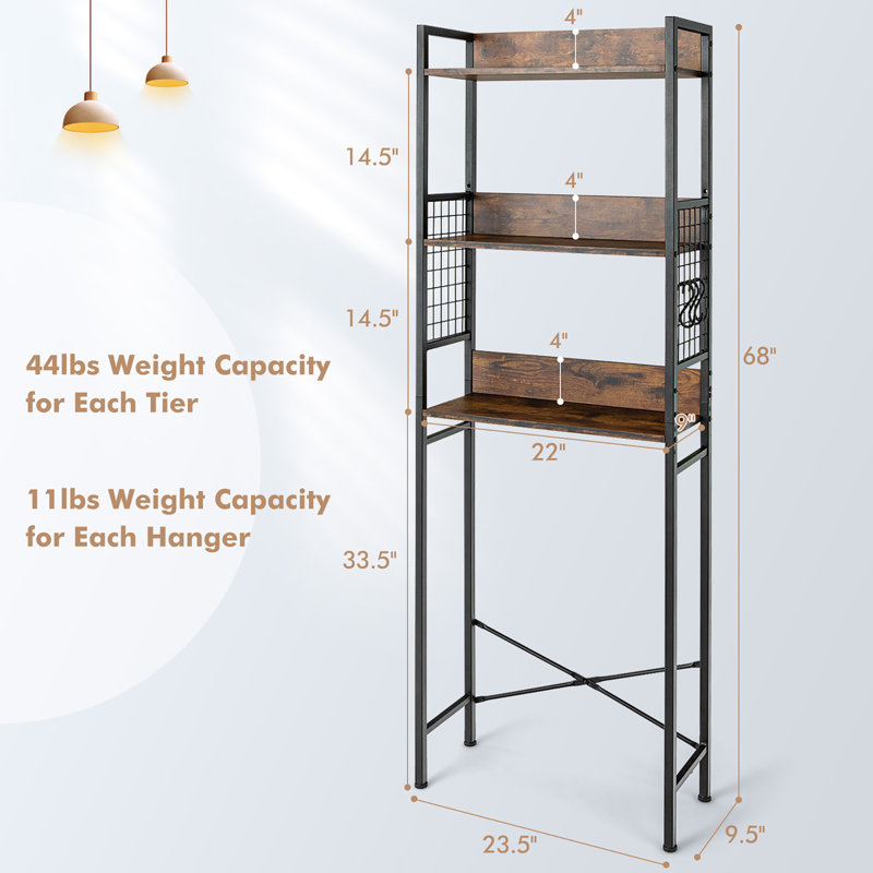 Muneera Freestanding Over The Toilet Storage