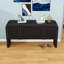 Console en bois avec tablettes et portes réglables-1444276355