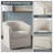 Tyler 360° Swivel Barrel Chair with Nailhead Trim, Natural-1577284869