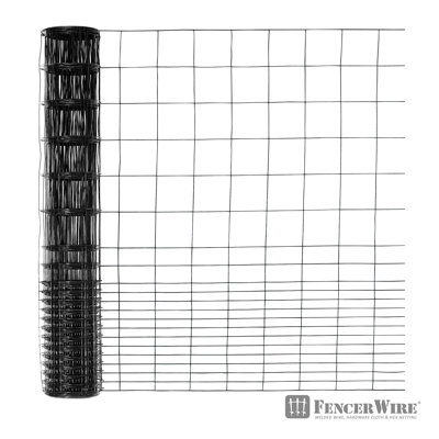 Clôture en vinyle noir pour barrière de lapin, barrière extérieure pour volaille de calibre 16