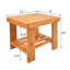 Solid Wood Accent Stool-1324539409