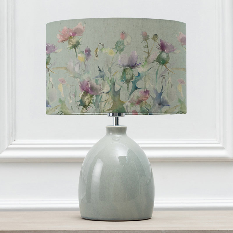 Leura Ceramic Table Lamp, Blue