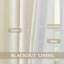 Rideaux occultants 100% naturels Goffredo pour chambre à coucher Double couche Drape Farmhouse-52496331-52496337