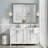 Aevar Tempered Glass and Aluminum Alloy Framed French Cleat Mounted Wall Mirror with 5-Year Warranty-397524569-384154447