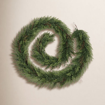 15"Christmas Norfolk Pine Garland Greenery