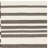 Kilim Hand Woven Flat Weave Wool/Cotton Striped Rug in Ivory/Brown-12415116