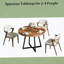 Table de bienvenue élégante, table de salle à manger, table de salle à manger
