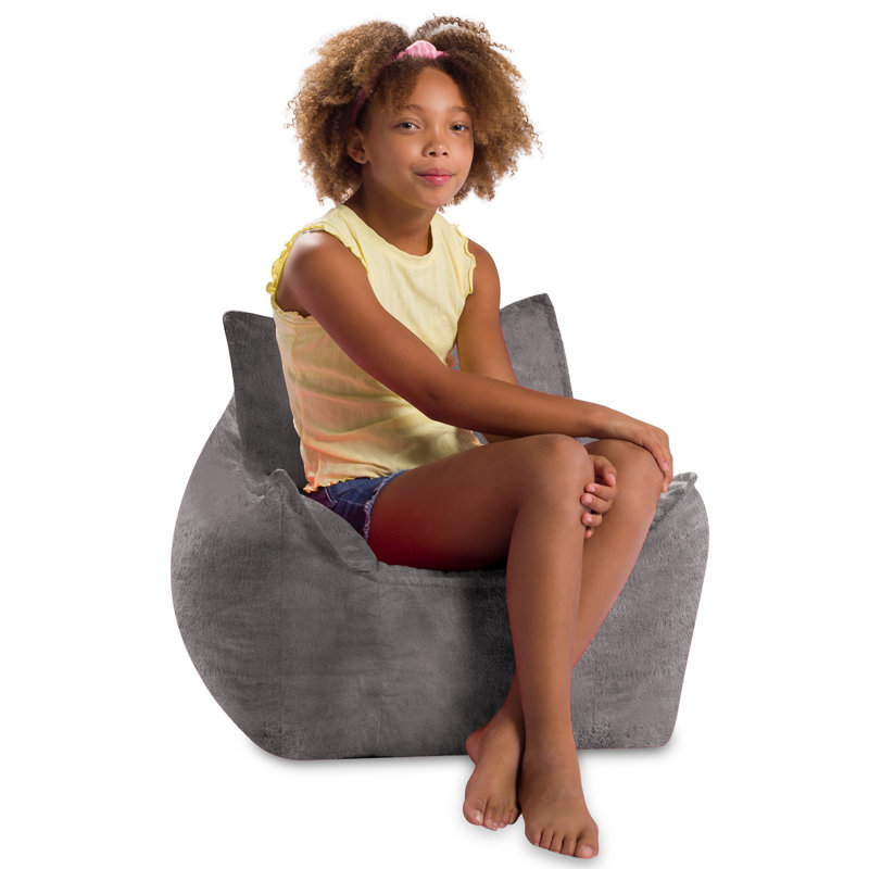 Bean Bag Chair Structured Comfy Seat for Kids Use for Gaming, Reading and Watching TV, Comfy Bean Bag for Children, Newport Chair, Multiple Colors and Fabrics