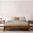 Mervyn Solid Wood Platform Bed without Headboard, Mid-Century Modern Bed Frame, Queen Size Bed Frame Wood Bed Compatible with All Mattresses, No Box Spring Needed, Easy Assembly, Caramel-88710209-88710210