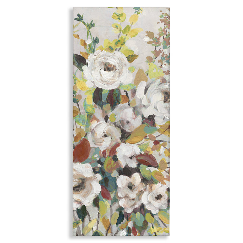  Art mural sur toile Blooming Roses Array par Carol Robinson, H 24 po x l 10 po