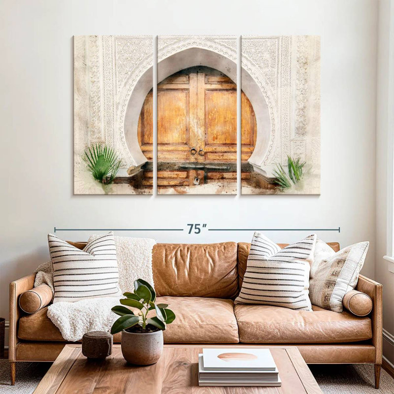 Lilie Moroccan Door, 42" H x 65" W