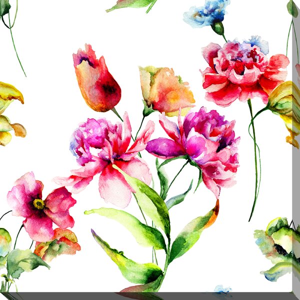 PicturePerfectInternational Wild Flowers III On Canvas Print | Wayfair