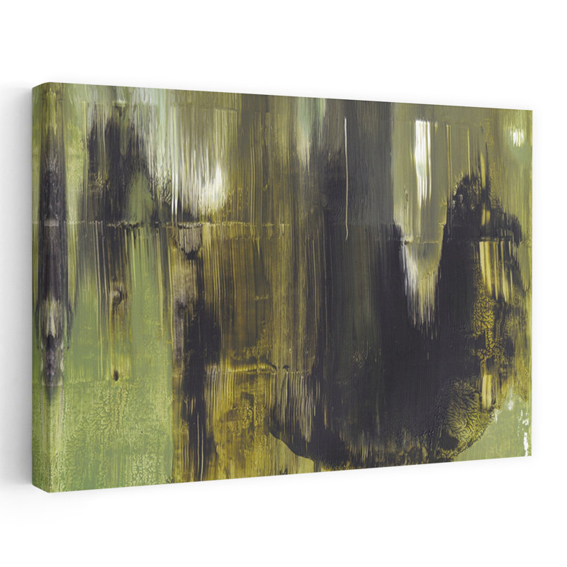 Art contemporain contemporain abstrait mystique, H 12 po x l 8 po