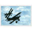 «Biplanes in a Summer Sky», reproduction encadrée-21850959