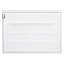 Lit blanc double, parfait pour les chambres d'amis et les bureaux à domicile, support de matelas flexible, construction avec lit mural à double système de pistons, gymnases Space Furniture, confortables lattes absorbantes, facile-131457260