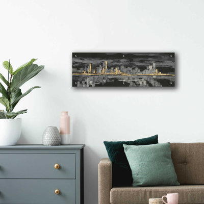 «Urban Gold IV» par Chris Paschke Wal Art