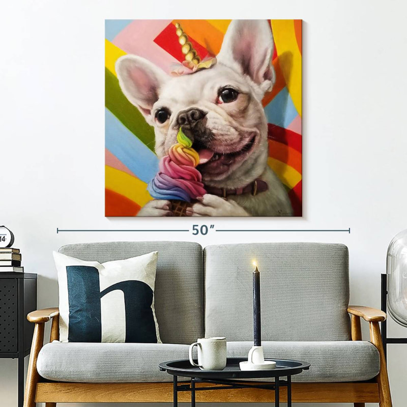 Crowle Rainbow Party, 33" H x 33" W