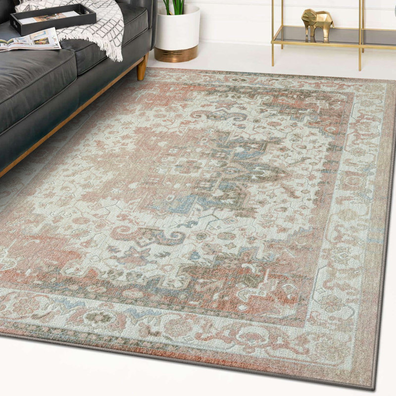 Lussi Paisley Indoor Rug, Rectangle 5' x 7'