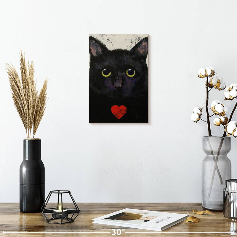 Brampt Love Cat, 12" H x 8" W