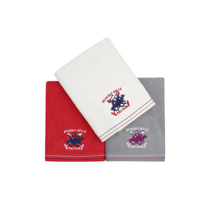 Ensemble de 3 serviettes de bain 100% coton
