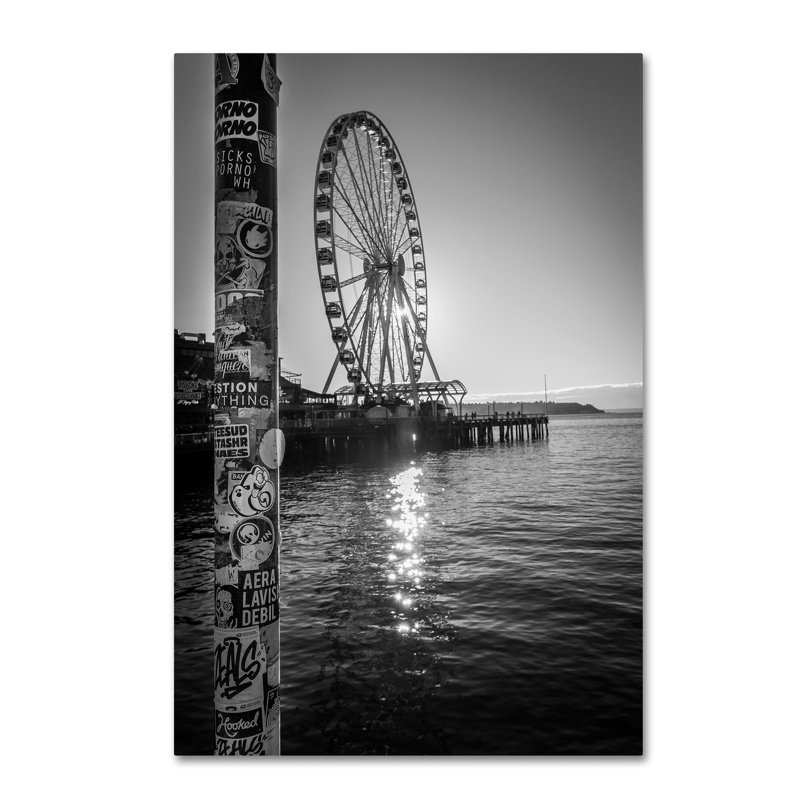 'Seattle's Waterfront' Photographic Print on Wrapped Canvas, 24" H x 16" W x 2" D