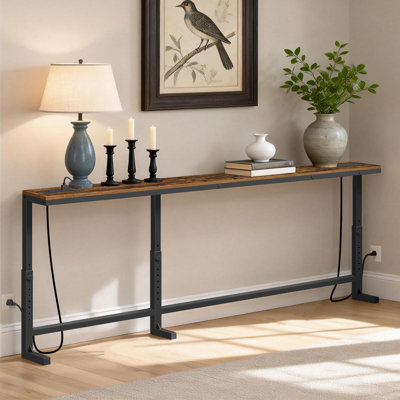 Console Table With Power Outlet