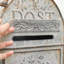 Ryde Vintage Wall Mounted Letterbox - Rustic Post Box Outdoor Mailbox for House, Garden Wall, or Door
