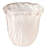 Topsfield White Frosted Clear Edge Glass