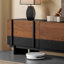 Meuble télé rétro en bois noir Soli-178810804