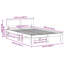 Bed Frame With Headboard Solid Pine Wood-1053562403-1053562404