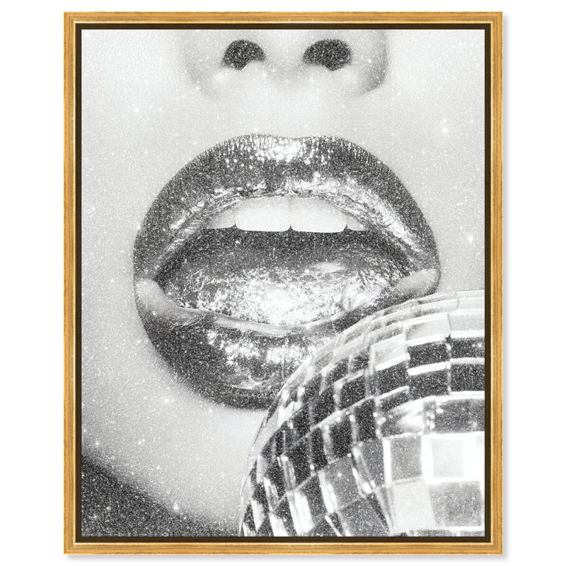 Platinum Gloss Print by Oliver Gal, 46"H x 37"W, Gold Floater Frame
