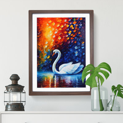 Swan Portrait - Single Picture Frame Print