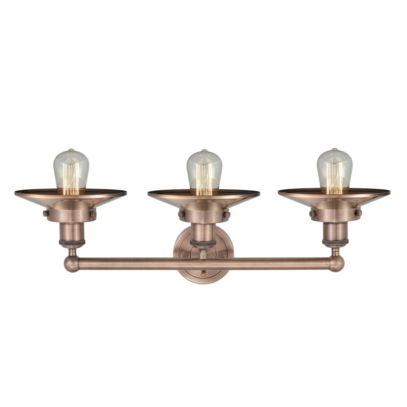 Ceda 3 - Light Dimmable Vanity Light, Antique Copper