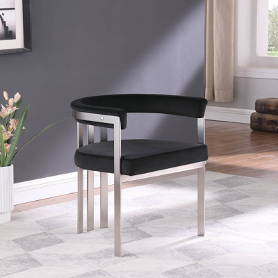 Fauteuil en velours Marcello Kenlea