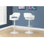 Tabouret de bar, pivotant, hauteur de bar, réglable, métal chromé-156841502