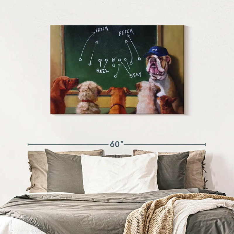 Game Plan, 30" H x 45" W