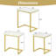 Ensemble de tables basses 3 pièces