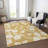 Ensa Gold Washable Indoor-Outdoor Rug - -433808986