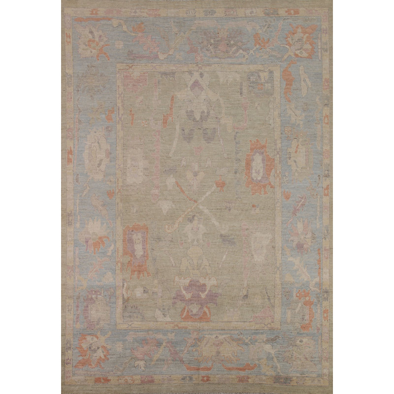 Handmade Oushak Vegetable Dye Area Rug 8x10