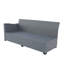 Right Facing Corner 9 Seater Fire Pit Set With Bench And Stool & Furniture Cover-2090336157