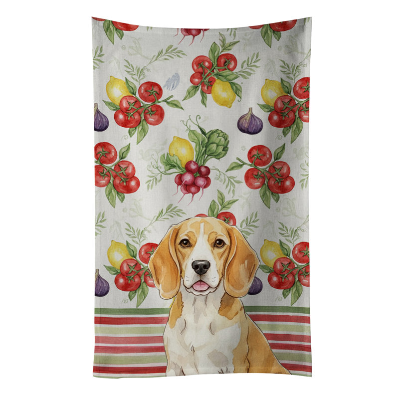 Torchon citron et blanc Beagle, Lemon/White Beagle