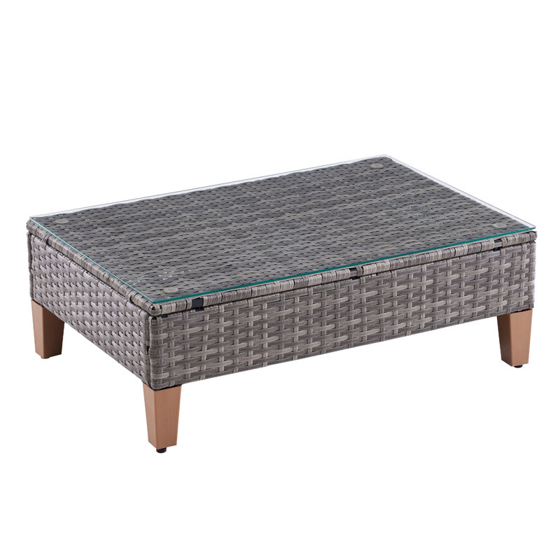 Patio Wicker Coffee Table
