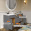 Armoire de salle de bain sur pied l 60 po x H 34,5 po x P 21 po -970495576