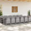 12 - Person Patio Dining Set with Rectangular Table-1911107319-1911107314-1911107311