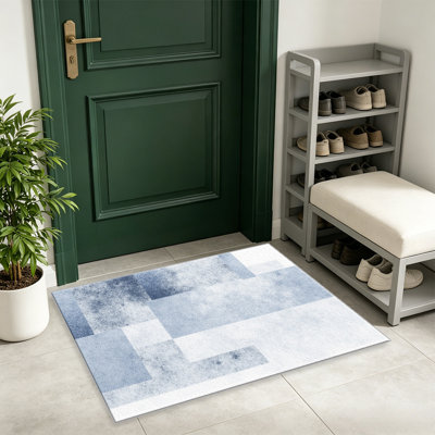 Tapis 1PC Frost Block, élégant tapis décoratif polyvalent, facile à nettoyer et à entretenir, pièce de mobilier idéale pour la chambre à coucher, le salon, le couloir, l'entrée, le dortoir et le bureau afin de rafraîchir l'ambiance intérieure de votre maison
