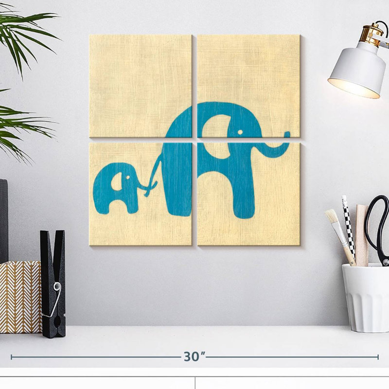 Brampt Best Friends - Éléphants, H 18 po x l 18 po